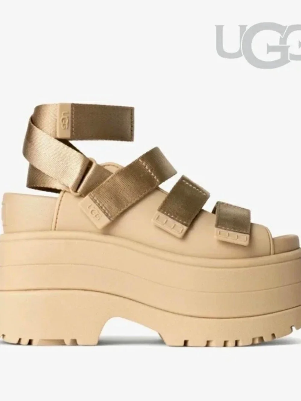 UGG Women's Platform Sandals in Beige